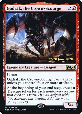 Image for Gadrak, the Crown-Scourge (146) [Prerelease Cards]