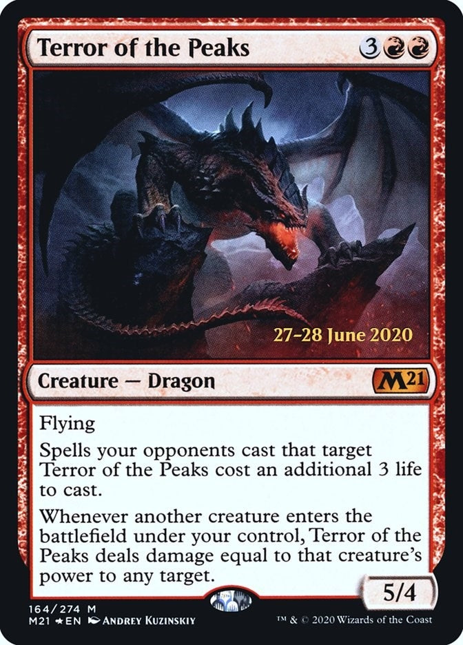 Image for Terror of the Peaks (M21) (164) [Prerelease Cards]