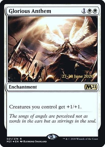 Image for Glorious Anthem (21) [Prerelease Cards]