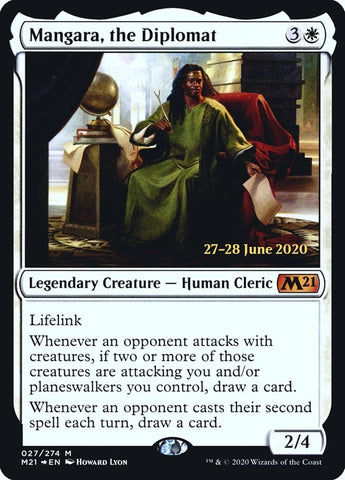 Image for Mangara, the Diplomat (27) [Prerelease Cards]