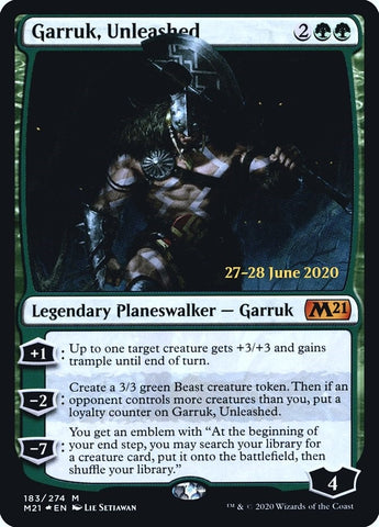 Image for Garruk, Unleashed (183) [Prerelease Cards]