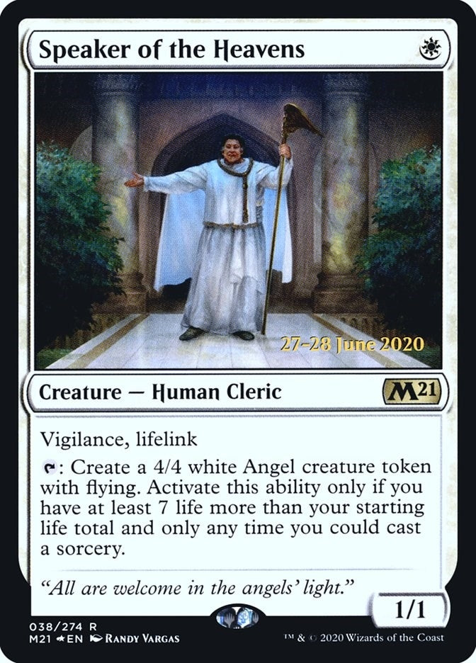 Image for Speaker of the Heavens (38) - Magic: The Gathering