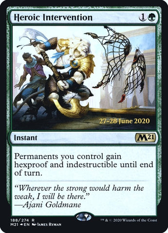 Image for Heroic Intervention (M21) (188) [Prerelease Cards]