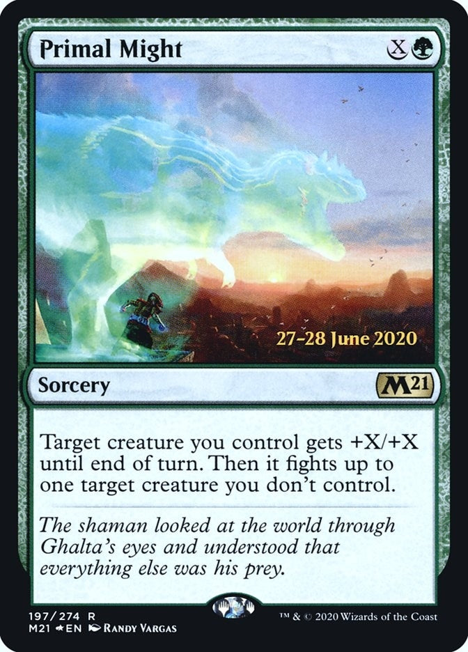 Image for Primal Might (197) [Prerelease Cards]