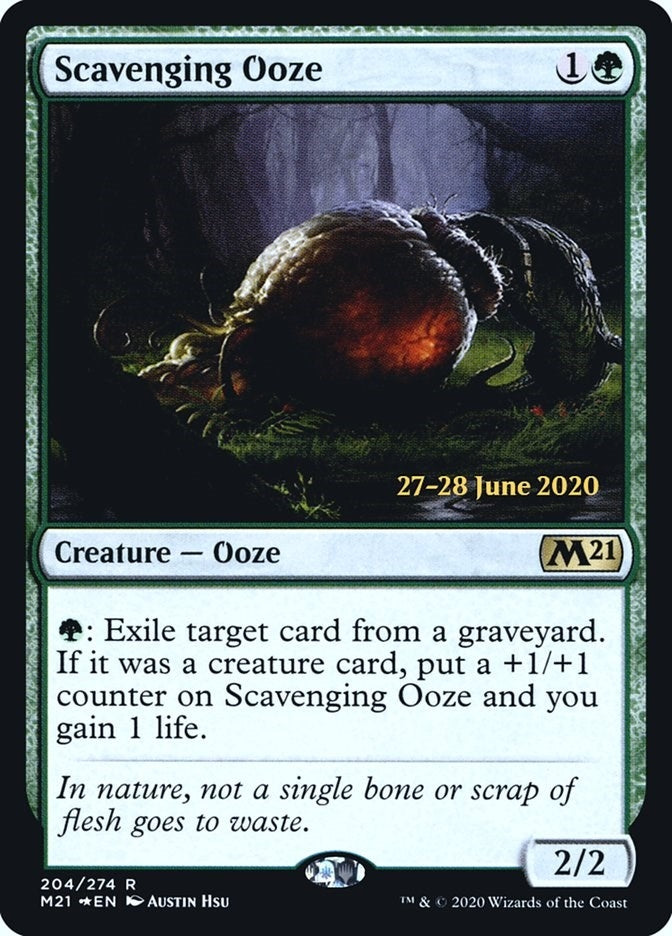 Image for Scavenging Ooze (M21) (204) [Prerelease Cards]
