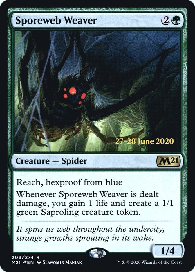 Image for Sporeweb Weaver (208) [Prerelease Cards]