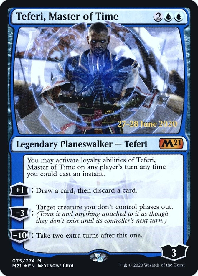 Image for Teferi, Master of Time (75) [Prerelease Cards]