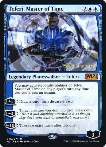 Image for Teferi, Master of Time (75) [Prerelease Cards]