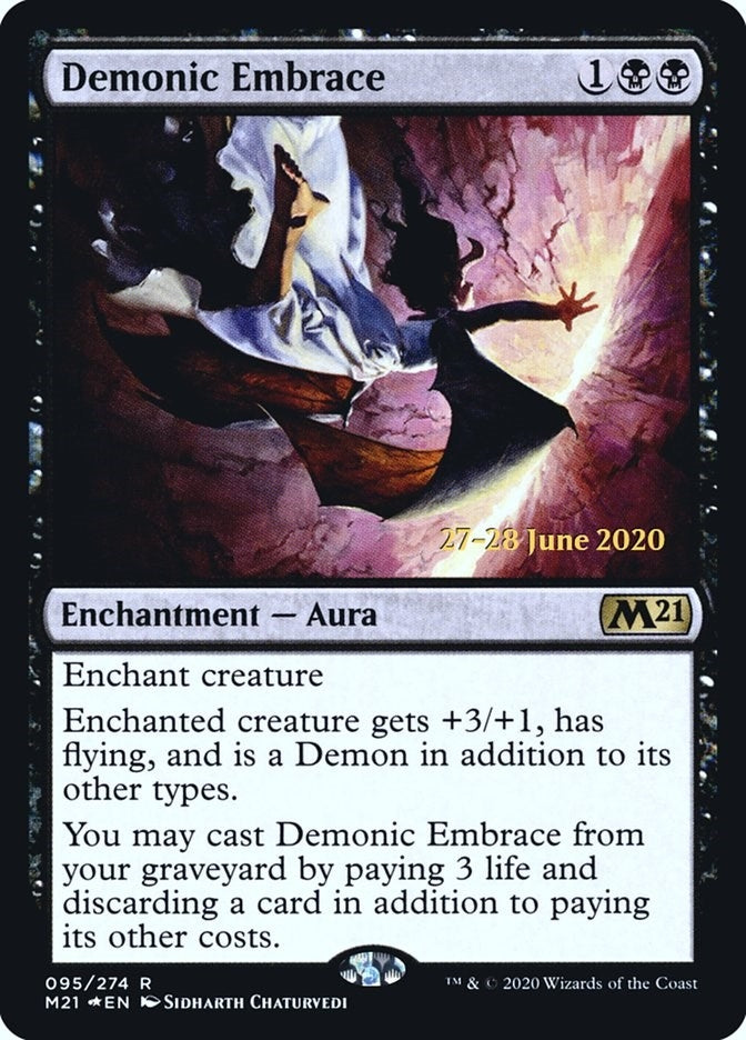 Image for Demonic Embrace (95) [Prerelease Cards]