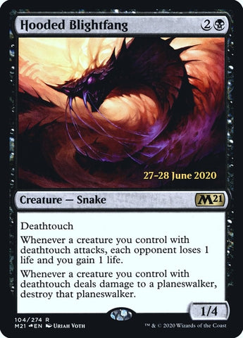 Image for Hooded Blightfang (104) [Prerelease Cards]