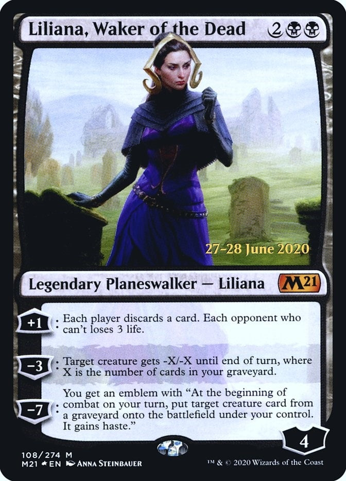 Image for Liliana, Waker of the Dead (108) [Prerelease Cards]