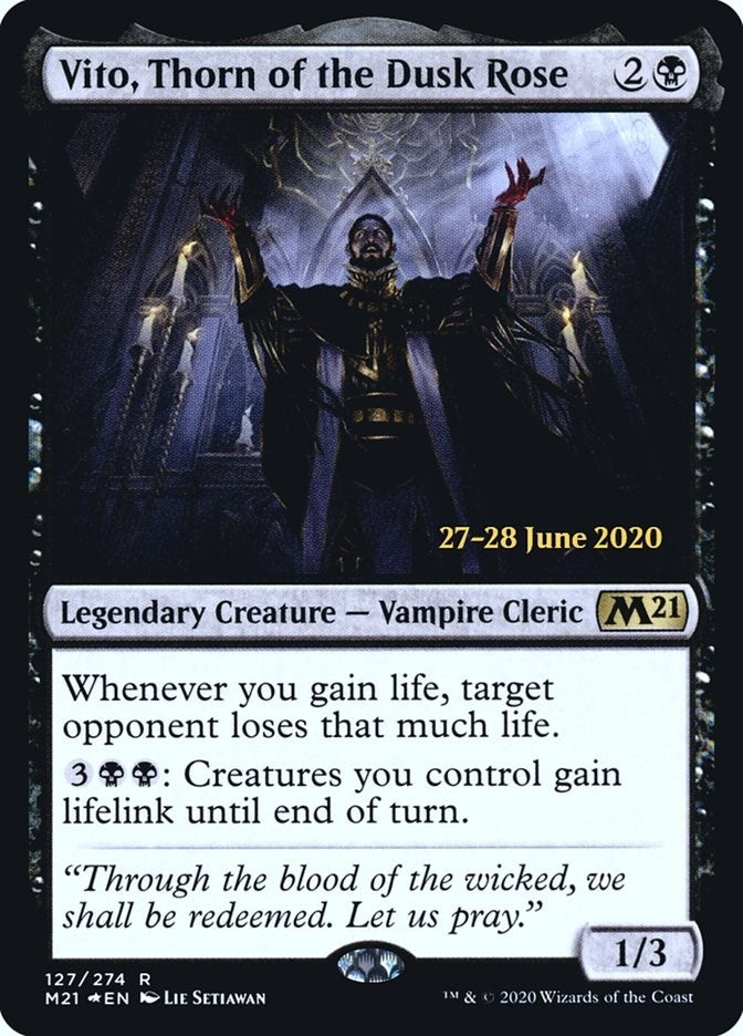 Image for Vito, Thorn of the Dusk Rose (127) [Prerelease Cards]