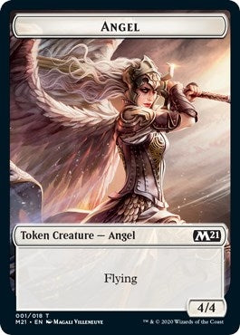 Image for Angel // Weird Double-sided Token (1) [Core Set 2021]