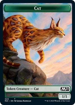Image for Cat (020) // Soldier Double-sided Token (20) [Core Set 2021]