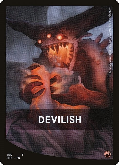 Image for Devilish Theme Card (7) [Jumpstart]
