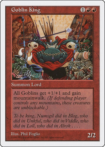 Image for Goblin King [Fifth Edition]