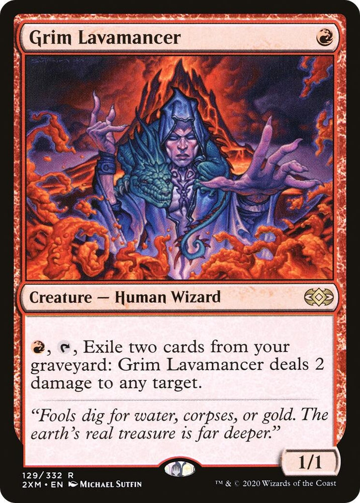 Image for Grim Lavamancer (129) [Double Masters]