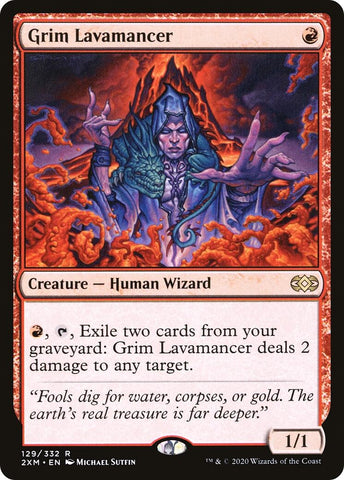 Image for Grim Lavamancer (129) [Double Masters]