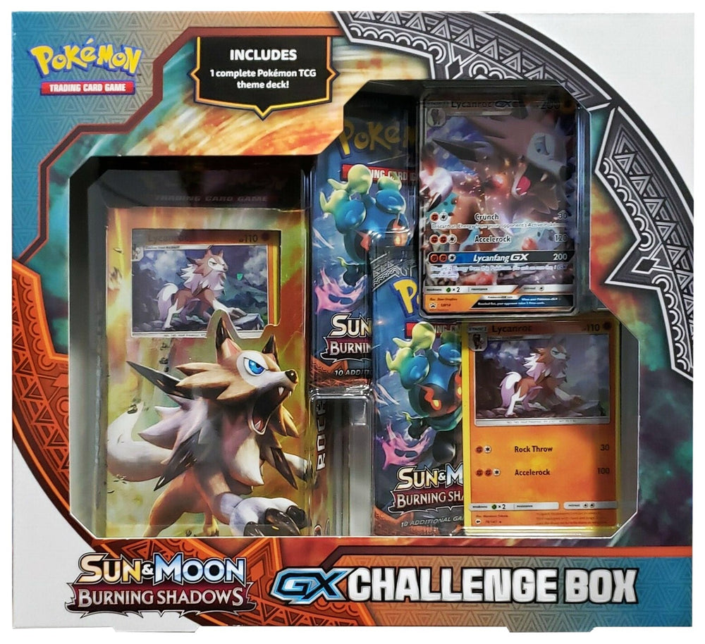 Image for Lycanroc GX Challenge Box [SM - Burning Shadows]