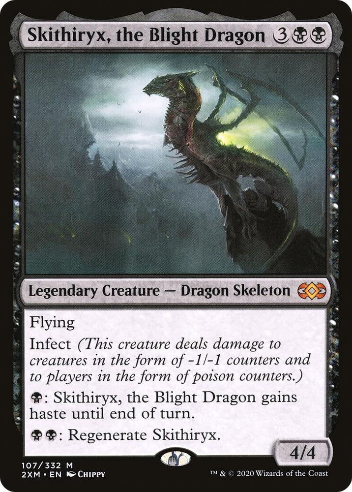 Image for Skithiryx, the Blight Dragon (107) [Double Masters]