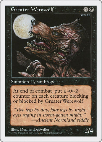 Image for Greater Werewolf [Fifth Edition]