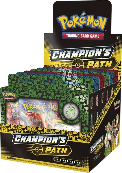 Image for Champion's Path Pin Collection Display: Turffield, Hulbury, & Motostoke Gyms [Champion's Path]