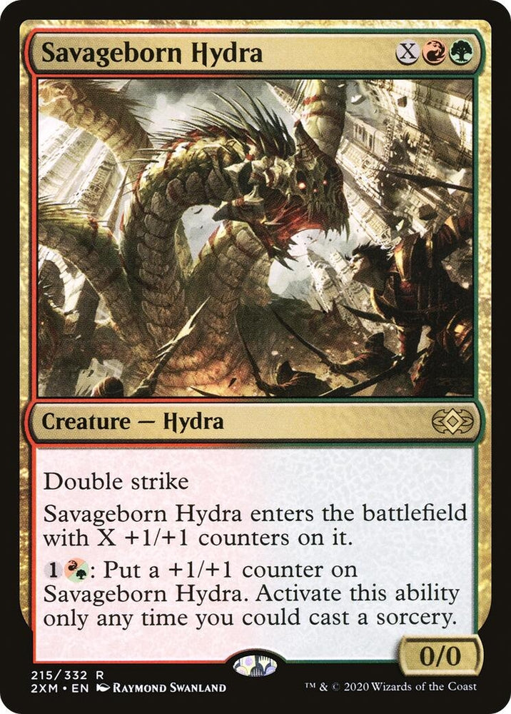 Image for Savageborn Hydra (215) [Double Masters]