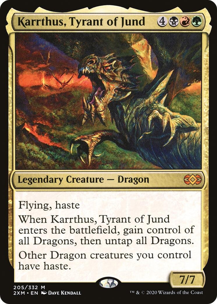 Image for Karrthus, Tyrant of Jund (205) [Double Masters]