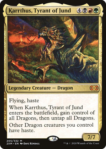 Image for Karrthus, Tyrant of Jund (205) [Double Masters]