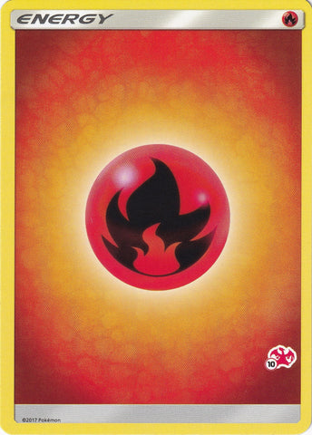 Image for Fire Energy (#10 Charizard Stamped) - Pokemon