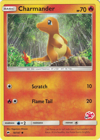 Image for Charmander - 18/147 (#56 Charizard Stamped) (018/147) - Pokemon