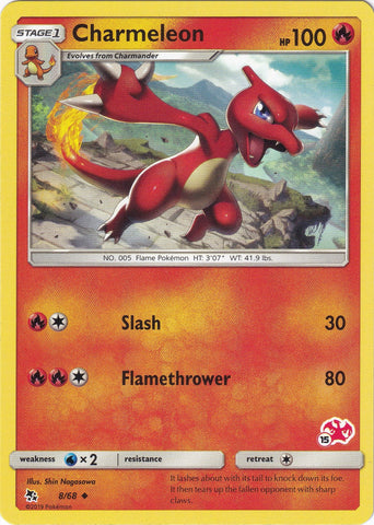 Image for Charmeleon - 8/68 (#15 Charizard Stamped) (008/068) - Pokemon