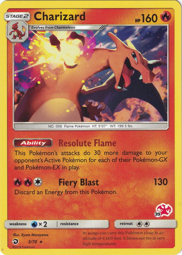 Image for Charizard - 3/70 (#39 Charizard Stamped) (003/070) - Pokemon
