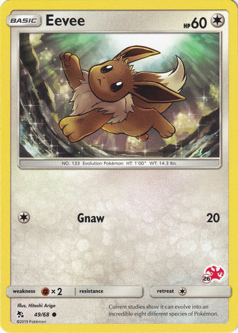 Image for Eevee - 49/68 (#26 Charizard Stamped) (049/068) - Pokemon