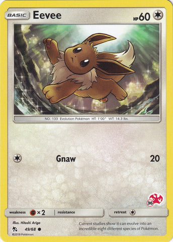 Image for Eevee - 49/68 (#36 Charizard Stamped) (049/068) - Pokemon