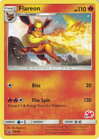 Image for Flareon - SM186 (#27 Charizard Stamped) (SM186) - Pokemon