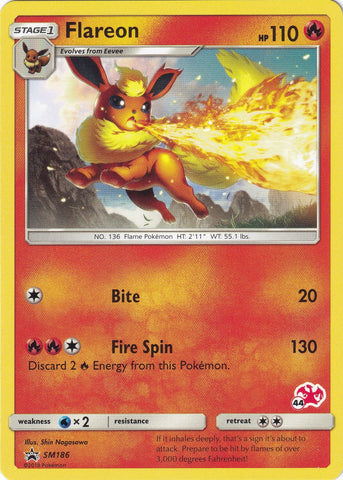 Image for Flareon - SM186 (#44 Charizard Stamped) (SM186) - Pokemon