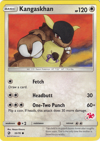 Image for Kangaskhan - 55/70 (#4 Charizard Stamped) (055/070) - Pokemon