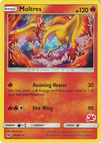Image for Moltres - 38/214 (#46 Charizard Stamped) (038/214) - Pokemon