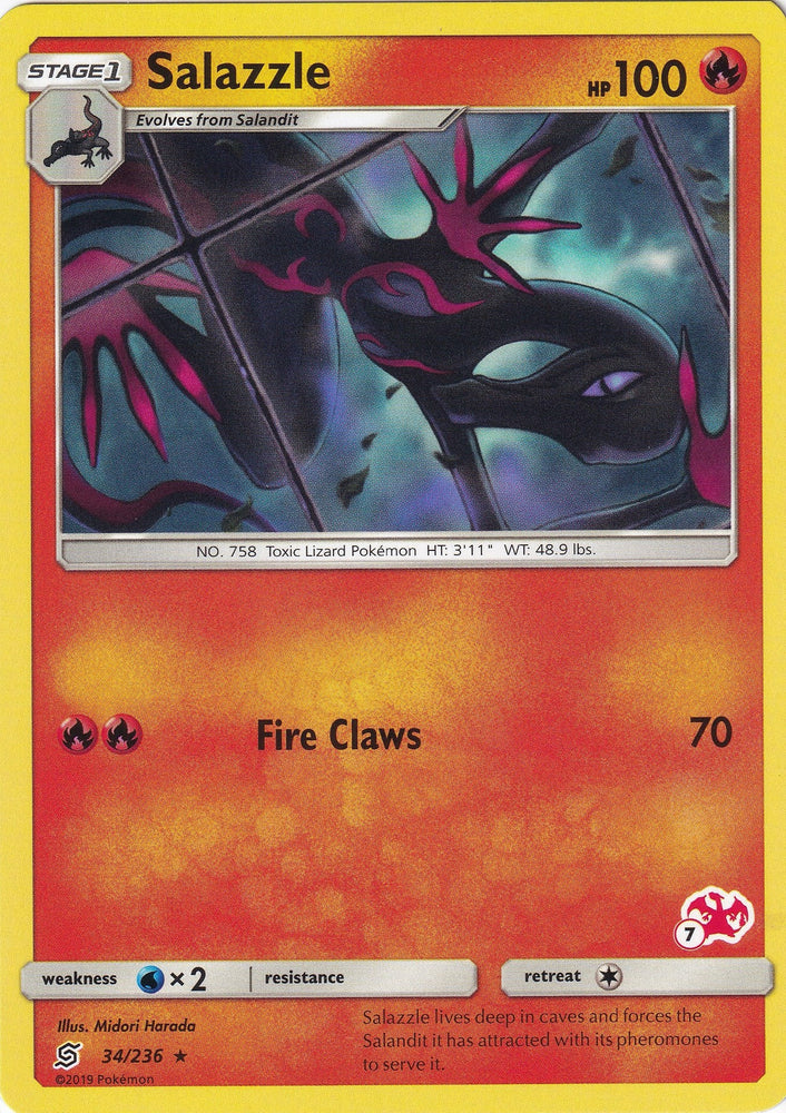 Image for Salazzle - 34/236 (#7 Charizard Stamped) (034/236) - Pokemon