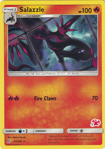Image for Salazzle - 34/236 (#7 Charizard Stamped) (034/236) - Pokemon