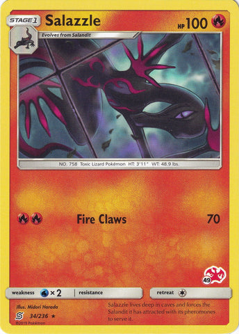 Image for Salazzle - 34/236 (#49 Charizard Stamped) (034/236) - Pokemon
