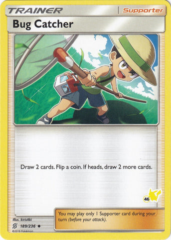 Image for Bug Catcher - 189/236 (#46 Pikachu Stamped) (189/236) - Pokemon