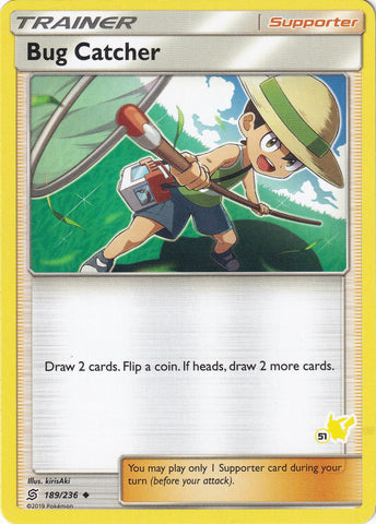 Image for Bug Catcher - 189/236 (#51 Pikachu Stamped) (189/236) - Pokemon