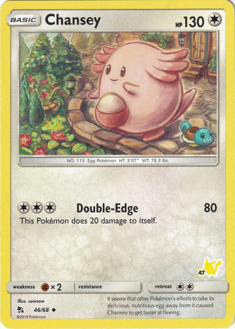 Image for Chansey - 46/68 (#47 Pikachu Stamped) (046/068) - Pokemon