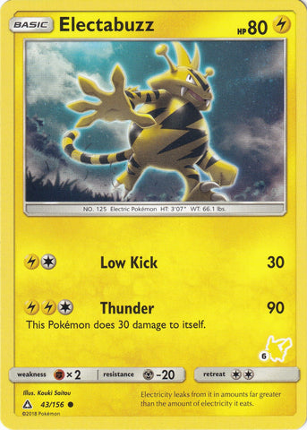 Image for Electabuzz - 43/156 (#6 Pikachu Stamped) (043/156) - Pokemon