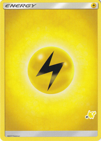 Image for Lightning Energy (#21 Pikachu Stamped) - Pokemon