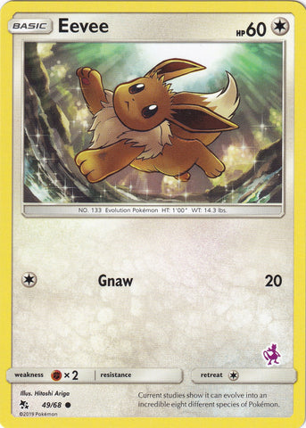 Image for Eevee - 49/68 (Mewtwo Stamped) (049/068) - Pokemon