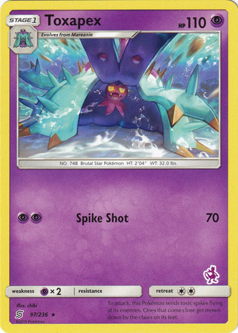 Image for Toxapex - 97/236 (Mewtwo Stamped) (097/236) - Pokemon