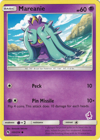Image for Mareanie - 105/214 (Mewtwo Stamped) (105/214) - Pokemon